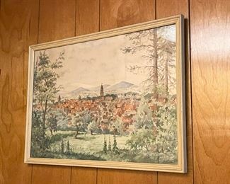 Framed Painting / Watercolor, Signed (Photo 1 of 2)