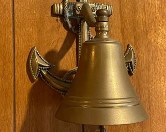 Brass Anchor Dinner Bell