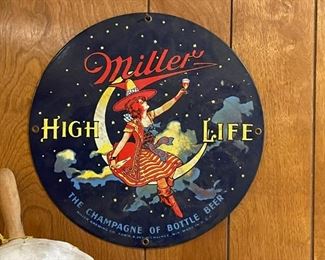 Miller High Life Beer Sign