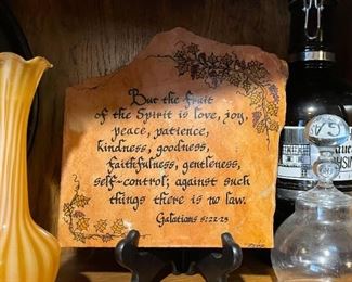 Religious Stone Plaques