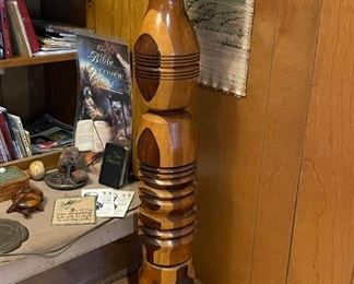 Large Wood Carving / Art Sculpture