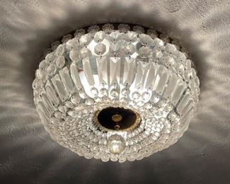 Crystal Ceiling Light Fixture
