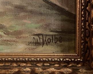 Framed Artwork / Painting, Signed (Photo 2 of 2)