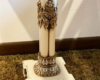 Hollywood Regency Style End Table with Marble Top (there are 2 of these available) Photo 2 of 3