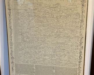 Framed Herb & Ailment Cross Reference Chart (Photo 1 of 2)