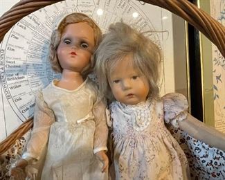 Vintage Dolls (The doll on the right is SOLD)