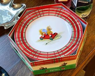 Christmas Dessert Plates