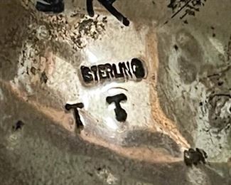 Native American Sterling Silver & Turquoise Necklace (Photo 2 of 2)