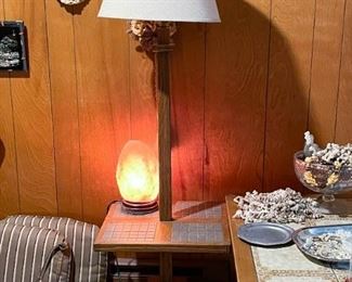Vintage Floor Lamp with Table (there are 2 of these available), Photo 1 of 2
