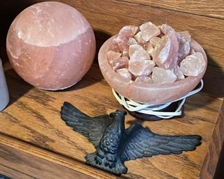 Himalayan Salt Lamps, Iron Eagle Hardware