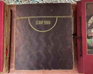 Another Large Vintage Scrapbook with Greeting Cards (Photo 1 of 2)