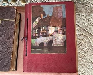 And Another Large Vintage Scrapbook with Greeting Cards (Photo 1 of 2)