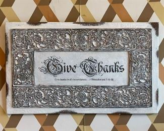 Wall Decor, Give Thanks