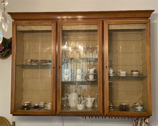 3-Door Lighted Display Hutch