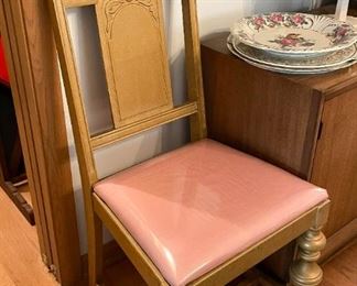 Vintage Dining Table with 6 Chairs (Photo 3 of 3)