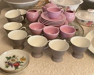 Vintage Coffee Cups, Appetizer Plates