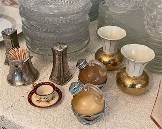 Salt & Pepper Shakers, Miniature Vases