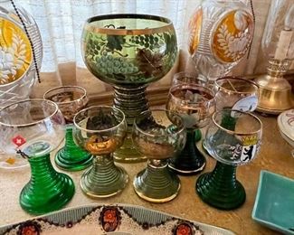 European Wine Glasses