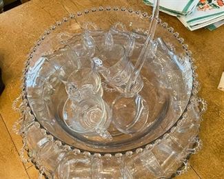 Vintage Imperial Candlewick Punch Bowl Set (Photo 2 of 2)