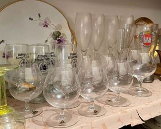 Brandy Snifters, Bar Glasses