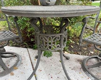 Bistro Patio Table & Chairs (Photo 3 of 4)