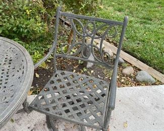 Bistro Patio Table & Chairs (Photo 4 of 4)