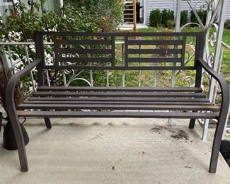Metal Garden Bench (Photo 1 of 2)