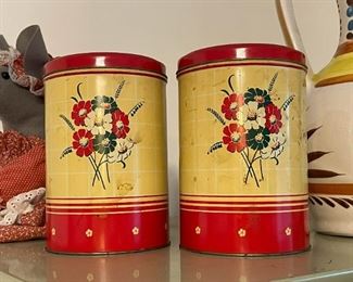 Vintage Kitchen Canisters