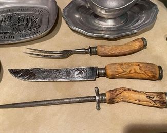 Vintage Carving Set