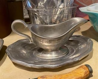Pewter Gravy Boat