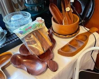 Wooden Bowls & Serving Pieces, Salad Tossers