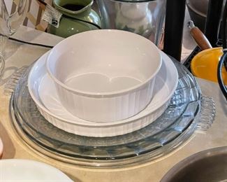 Baking Dishes, Glass Serving Platters