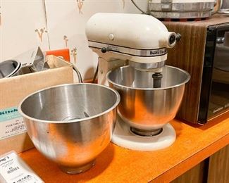 Vintage KitchenAid Stand Mixer with a Bunch of Attachments (Photo 1 of 2)