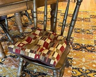 Set of 6 Wooden Dining Chairs