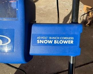 40-Volt Cordless Snow Blower (Photo 3 of 3)