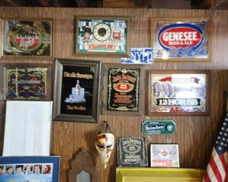 Beer Sign Mirrors