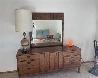 Nice MCM dresser & mirror