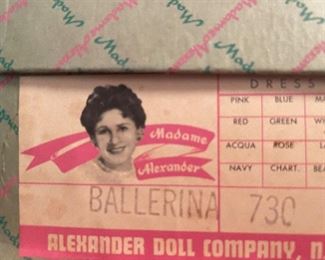 Closets filled with boxes of 8” Madame Alexander dolls! 