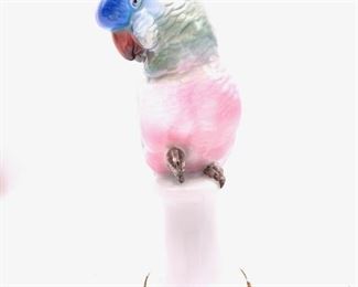 VINTAGE KARL ENS BLUE & PINK PORCELAIN PARROT w BLACK WINDMILL $315 plus shipping
 
DETAILS:
Karl Ens
Parrot
Appears to be Black Windmill (prior to 1919)
Approx 10" Tall