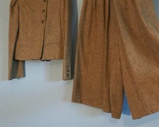 Vintage culotte and blazer set 