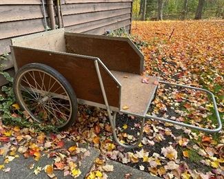 Wood yard cart.