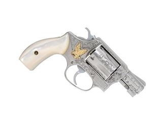Engraved Smith & Wesson Model 60 Chief's Special .38 SPL Revolver