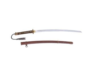 WWII Japanese Shin Gunto Samurai Katana & Saya