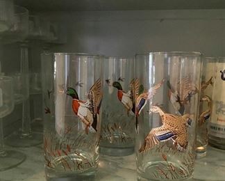 Vintage Duck Drinking Glasses,