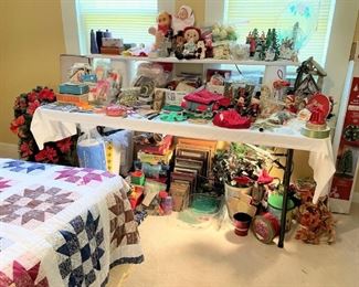 SEWING NOTIONS AND CHRISTMAS DECOR
