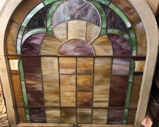 Antique Stain Glass window from a church