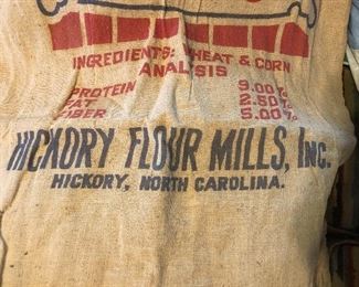 Feed bag Hickory Flour Mill
