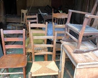 Vintage chairs all kinds