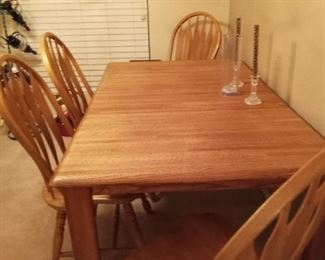 ($108)  Dining room table with 6 chairs