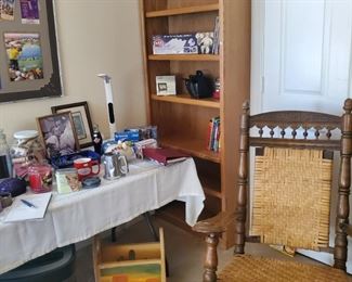 ($38 each) 2 Tall One Section Bookshelves 